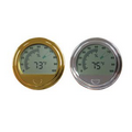 Round Digital Analog Hygrometer